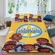 thumbnail image 2 of Cazadores del Clima Conjunto de sábanas temático, trío de piezas, cómodo y amigable con la piel, diseño único, regalo de decoración para el hogar para familiares, amigos y fans, 90 cm * 190 cm, 2 of 6
