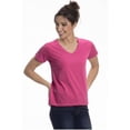 thumbnail image 1 of Sierra Socks T-Shirts à Col en V pour Femmes (S, Rose), 1 of 2