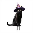 thumbnail image 4 of 4PCS Halloween Decorations Outdoor Cute Cat Yard Sign Metal Cat Decor, 4 of 5