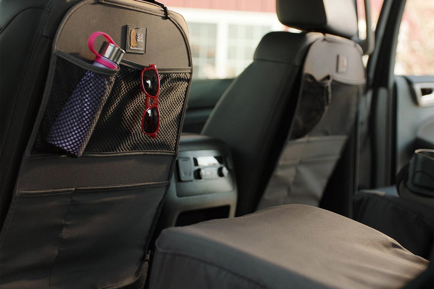 WeatherTech Seat Back Protector - Kick Mat and Organizer for The Back of Your Seat, Charcoal