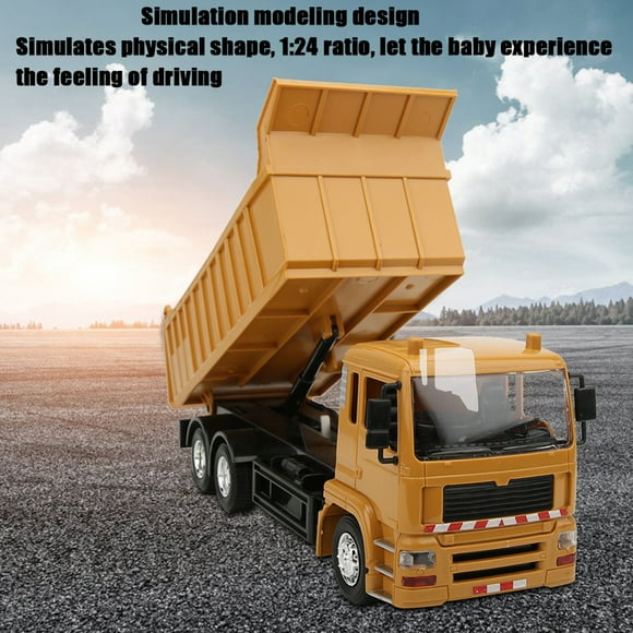 Sonew Light Music Remote Control Engineering Vehicle Rechargeable Remote Control Dump Truck,RC Truck, RC Engineering Vehicle