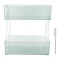thumbnail image 2 of Organizador De Maquillaje Cosméticos Cuidado De La Piel Organizador De Estantes Desmontable Organizador De Encimera De Baño De 2 Niveles Para Tocador De Dormitorio Optimización, 2 of 7