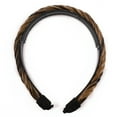 thumbnail image 2 of SEGO Braided Headband With Teeth Hair Hoop Braid Headband Fishtail Braids Hairband With Tooth Synthetic Fish Tail Hair Band Plaited Hairband Women Headband Hairpiece For Girl, 2 of 7
