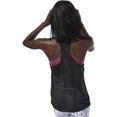 thumbnail image 2 of Camiseta sin mangas Reebok Running Racerback para mujer, negra, mediana, 2 of 2