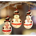thumbnail image 2 of LINLIN Christmas Tree Pendant, 6pcs Christmas Tree Ornaments Pendant LED Light Battery Powered Santa Claus Christmas Decorations for Home Tree Decor Kids Gift Party, 2 of 8