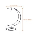 thumbnail image 4 of Ornament Display Stand Moon Plant Stand Iron Pendulum Stand Glass Ornament Stand, 4 of 4