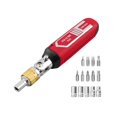 thumbnail image 1 of Cikiki 14-in-1 Multifunction Ratcheting Screwdriver Set,180 Rotation Screwdriver for Tight Spaces,Multi Bit Screw Driver for Home DIY, Electronics, Car Repairs, 1 of 8