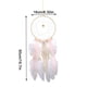thumbnail image 2 of Pluma Atrapasueños Tejida a mano Circular Dream Net Decoración colgante de pared para el hogar Inevent HA7008-00B, 2 of 2