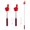 2pcs, variant on Retractable Finger Pointer Stick, Telescopic Teacher Presentation Wand with Soft Nonscratch Tip, Ergonomic Grip, Stainless Steel Rod for Whiteboard Classroom Meeting Office Guidance Aid