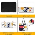thumbnail image 4 of Tropical Fruits with Exotic Flavors Waterproof Picnic Blanket with Foldable Zipper, Suitable for Outdoor Use, Suitable for Travel, Camping, Beaches, Parks, Grasslands, Picnic Blanket Accessories, 4 of 8