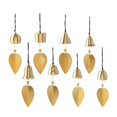 thumbnail image 3 of 8 piezas de campanillas de viento de cobre para decoración del hogar, regalo para mujeres y hombres, decoración interior/exterior, hogar, pasillo, sal, 3 of 8