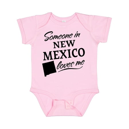 

Inktastic Someone in New Mexico Loves Me Gift Baby Boy or Baby Girl Bodysuit