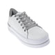 thumbnail image 5 of Tenis Rosalia color blanco con detalles plateados en talón y laterales 26.0 Dorothy Gaynor Tenis Rosalia color blanco con detalles plateados en talón y laterales 26.0, 5 of 6