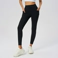 thumbnail image 2 of Women No Camel Toe Naked Feel Yoga Leggings â High Waisted Lifting Slim Fit Workout Pants, Black Leggings Women Athletic Training Bottoms For Fitness Lifestyle, 2 of 8