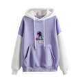 thumbnail image 1 of Sudadera Para Mujer Sudaderas Con Cuello Redondo Moda Casual Impreso Blusa de Manga Larga Tops Sudadera Patchwork Con Capucha Odeerbi  ODB146030, 1 of 6