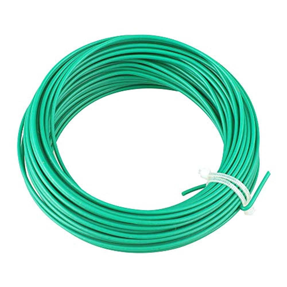 KINGLAKE 100 Feet Green Sturdy Plastic Coated Garden Wire 1.8mm Plant Twist Tie Garden Training Wire 2pks 50 ft