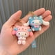thumbnail image 2 of Sanrio-llaveros de dibujos animados Kawaii para niñas, Hello Kitty, Melody, Kuromi, Cinnamoroll, muñeca colgante, coche, regalos Fivean unisex, 2 of 2