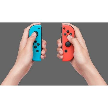Nintendo Switch Console with Neon Blue & Red Joy Con HACSKABAA
