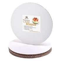 8" Round Coated Cakeboard, 12 ct.
