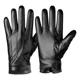 thumbnail image 1 of Guantes De Piel Sin Forro De Cabra Para Hombre, Negro, 1 of 6