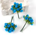 thumbnail image 1 of 12 unids/lote de ramo de flores artificiales de rosas de seda, flores falsas para decoración del hogar, fiesta de Navidad, decoración de boda, accesorios de corona Tan Jianjun unisex, 1 of 2