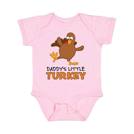 

Inktastic Daddy s Little Turkey Gift Baby Boy or Baby Girl Bodysuit
