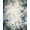 Blue, Pattern 4, variant on ODIKA 8'x10' Washable Area Rug Durable, Non-Slip Chinoiserie Vintage Distressed Border Dusty Flower Dorm Rig Beachy for Living Room, Under Sectional, Family