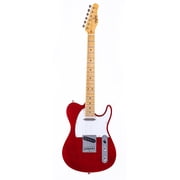 Tagima T 550 CA-LF/WH Electric Guitar - Candy Apple Red