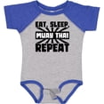 thumbnail image 3 of Inktastic Eat, Sleep, Muay Thai, Repeat Boys or Girls Baby Bodysuit, 3 of 5