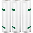 thumbnail image 1 of Vacuum Sealer Bags Rolls 3 Pack for Food Saver, Heavy Duty Vacuum Storage Bags for Sous Vide Cooking, Freezer,3* Packing bag,White, 1 of 7