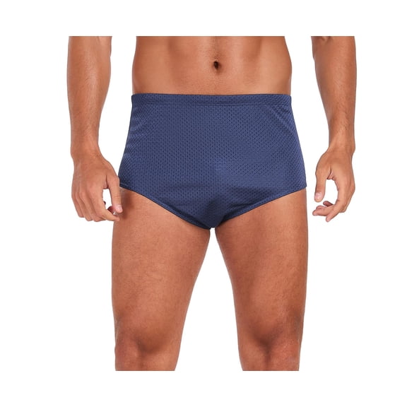 Adoretex Men's Poly Mesh Training Drag Swimsuit, Optimal Performance Swim Shorts (MT001) - Navy - 24