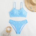 thumbnail image 4 of YAYUBA Girls Swimsuit Two Piece, Swimsuit for Kids S, Rash Guard Swimsuit Quick Dry Kids Bathing Suit Tropical Bathing Suit for Toddler To Big Kids, 4 of 5