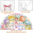 thumbnail image 6 of Happy Easter Cute Bunnies Eggs Colorful Buffalo Plaid 36 Inch Christmas Tree Skirt Carpet Mat Funny Party Soft Cover Mat Decor Supplies for Xmas Halloween Decorations Occasion Farmhouse, 6 of 6