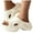 White, variant on House Slippers for Women Platform Shower Shoes Memory Foam Comfortable Slip On Slide Sandals