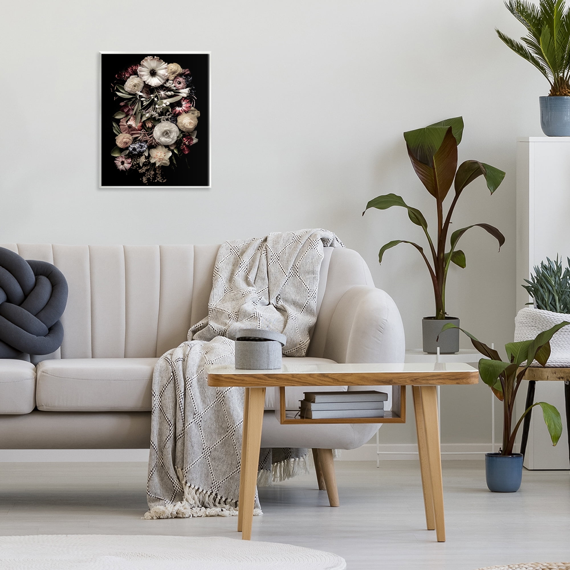 Stupell Industries Pale Yellow Roses Cluster Wall Plaque Art, design by Carl Kravats