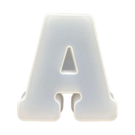 RYUJNDK Silicone Molds Large 26 Letter Molds Epoxy Resin Molds for Craft Birthday Party Wedding Home Decoration
