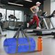 thumbnail image 1 of Bolsa de lona plegable | Bolsa de gimnasio portátil para hombre y mujer | Bolsa ligera de viaje y deportiva con bolsillo interior | 50 x 24 cm | 1 bolsa, 1 of 6