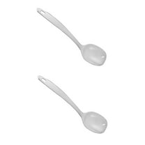 Chef Craft Melamine Basting Spoon with 2-Pack (11" Long, White)