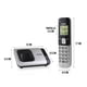 thumbnail image 3 of Teléfono Vtech DECT 6.0 con base para identificación de llamadas y llamada en espera, Plateado/Negro, 3 of 10
