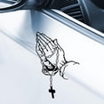 thumbnail image 5 of Personalize Your Car with Personality Rosary Gesture Car Stickers, 5 of 6