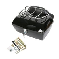 For Harley Honda Yamaha Cruiser Motorcycle Trunk Storage Box Luggage Rack