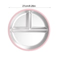 thumbnail image 3 of YFGEFTR Stainless Steel Baby Plate and Bowls with Suction, Divided Kids Baby Plate and Toddler Bowl with Removable Silicone Suction, Non-Slip Baby Feeding Set Dishwasher Safe, 3 of 6