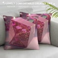 thumbnail image 3 of PRATYUS Decorative Couch Throw Pillow Covers, Square Set Cushion Case, Soft Couch Pillow Covers - Rose Gold Faux Glitter White, 3 of 5