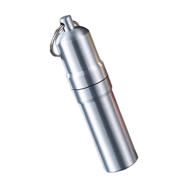 key case,Zinc Alloy Cigarette Case Holder Key Ring,Men Mini Waterproof Round Cigarette Box,Tube Shape Cigarette Case Box Container,cylinder cigarette tin cigarette holder box,keychain SM SunniMix llavero