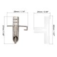 thumbnail image 2 of Unique Bargains 29 x 9mm Rabbit Waterer Automatic Poultry Drinker Feeder, White 3 Set, 2 of 5
