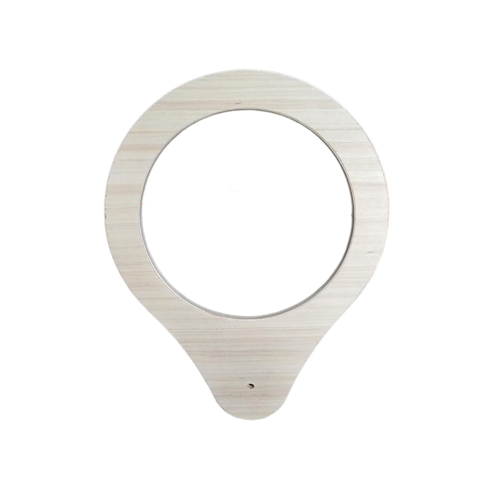 Tooyful Wooden Space Clear Capsule Holder Cat Climbing Frame Accessories DIY Replacement Hammock Practical Window Perch 14inch Portable Wooden Frame