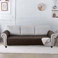 thumbnail image 6 of Sanmadrola 100% Waterproof Sofa Anti Slip Couch Covers Machine Washable Furniture Covers Leakproof Sofa Slipcover for Dogs, Children, Pets, Brown, Sofa Oversize, 6 of 9