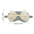 thumbnail image 4 of 1 Pc Gray Elastic Bow Sleep Mask Soft Eye Shade Cover for Light for Travel, 4 of 6