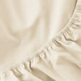 thumbnail image 6 of Mainstays 4-Piece 300 Thread Count Beige Cotton Blend Percale Bed Sheet Set, Queen, 6 of 10