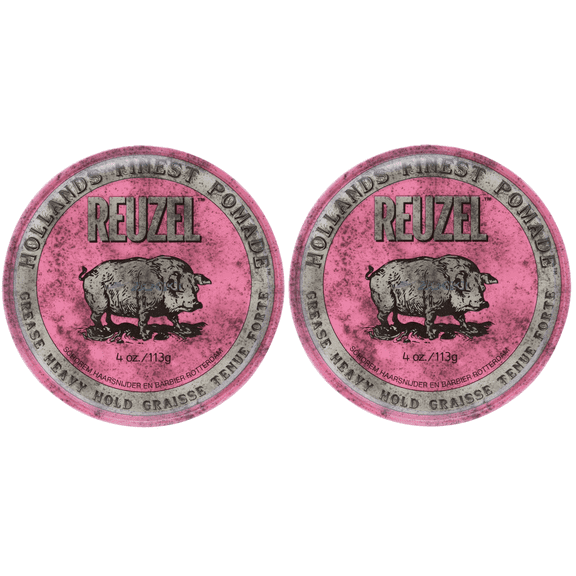 Reuzel Pink Heavy Grease 4 Ounce 2 Pack